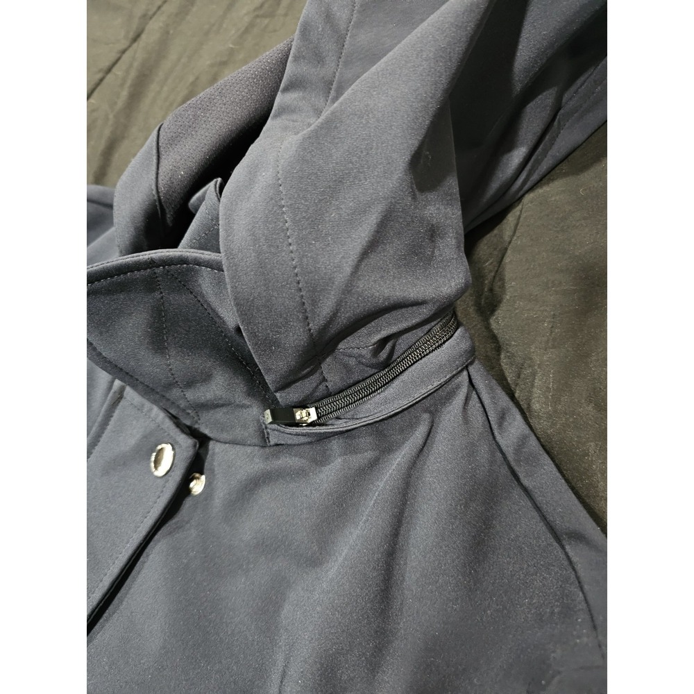 Tommy Hilfiger Women's Navy Blue Hooded Trench Coat Jacket S Small Removable... - Picture 6 of 11